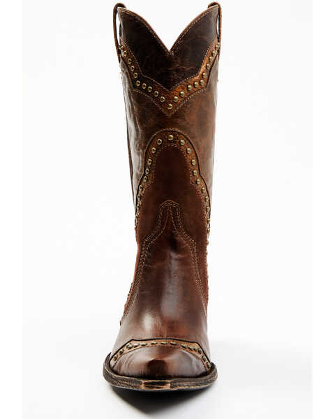 Idyllwind Women's Whirl Western Boot - Snip Toe , Brown, hi-res