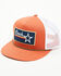 Image #1 - Cinch Men's Logo Patch Ball Cap, Orange, hi-res