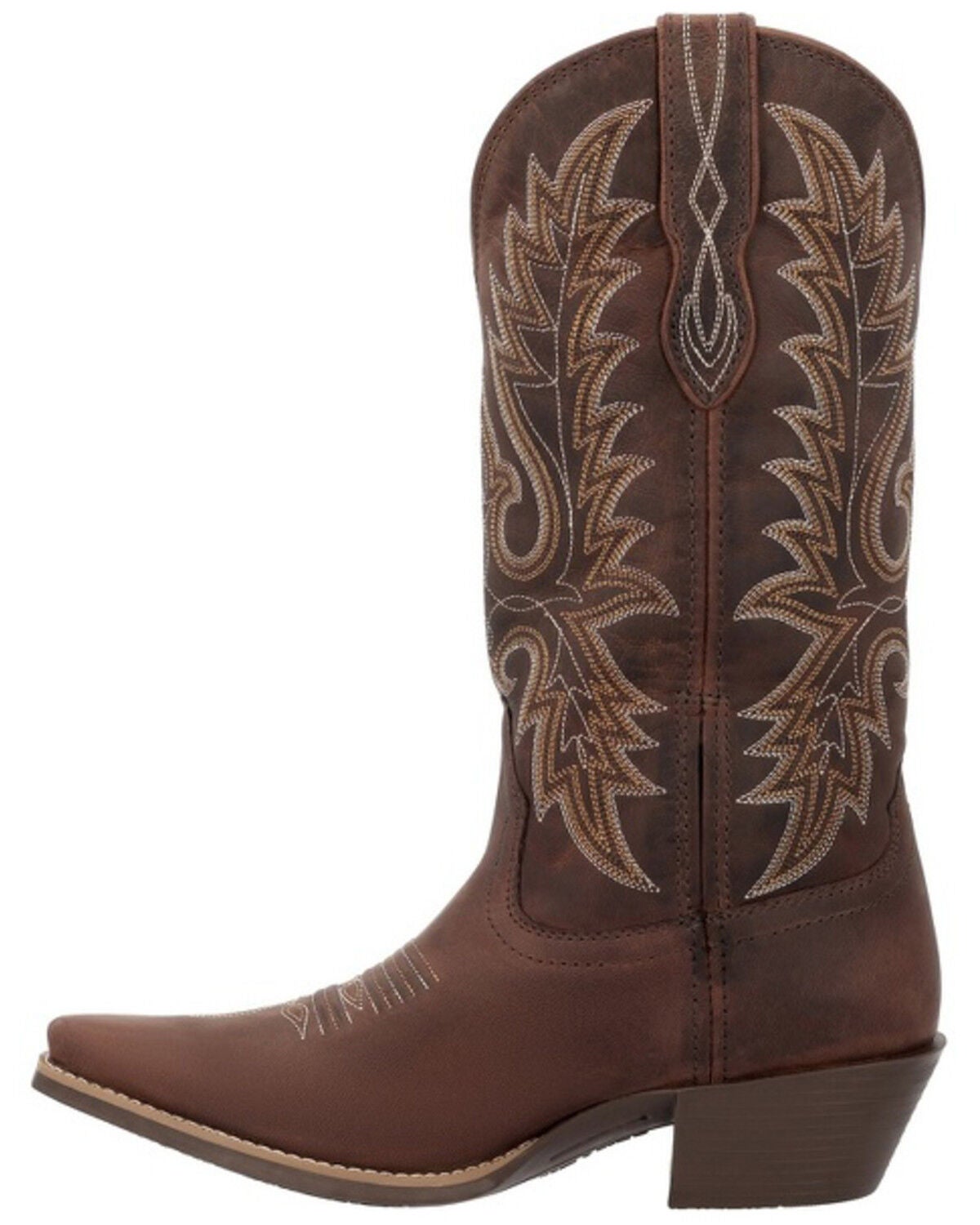 Image #3 - Durango Women's Shyloh Performance Western Boots - Round Toe, Brown, hi-res