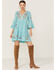 Johnny Was Women's Zoe Easy Tiered Dress , Blue, hi-res