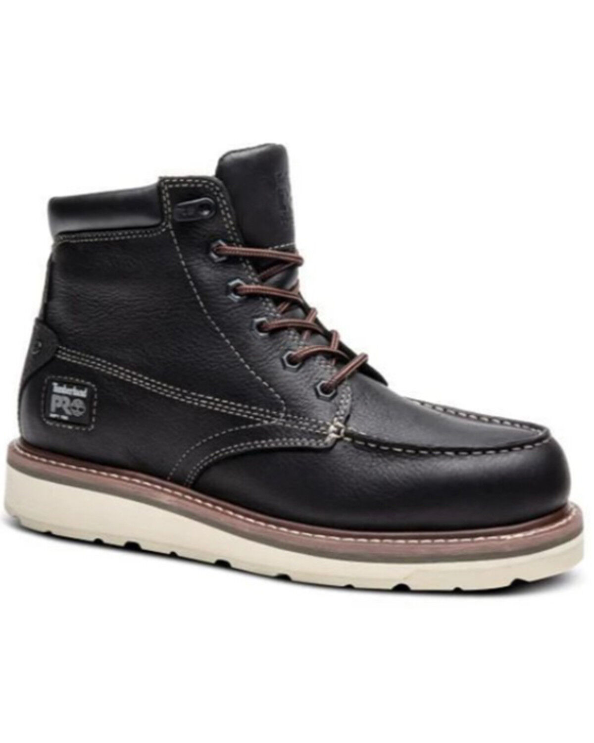 Image #1 - Timberland PRO Men's 6" Gridworks Waterproof Work Boots - Soft Toe, Black, hi-res