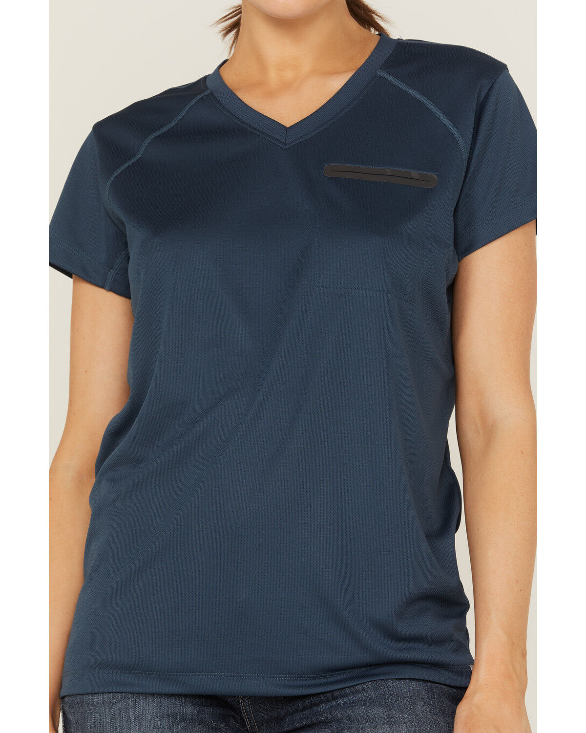 Image #3 - Ariat Women's Rebar Blue Polartec Elite All-Season Short Sleeve Work T-Shirt, Blue, hi-res