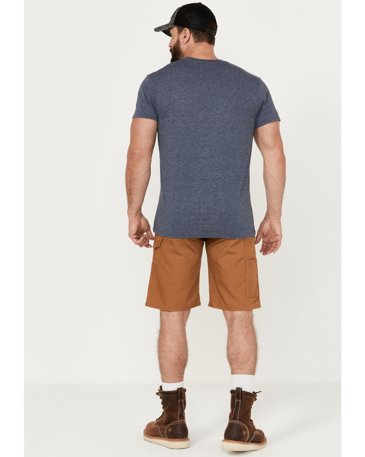 Image #3 - Dickies Men's 11" Duck Carpenter Work Shorts, Brown, hi-res