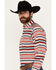 Image #2 - Ariat Men's Oren Print Long Sleeve Button-Down Western Shirt, Red, hi-res