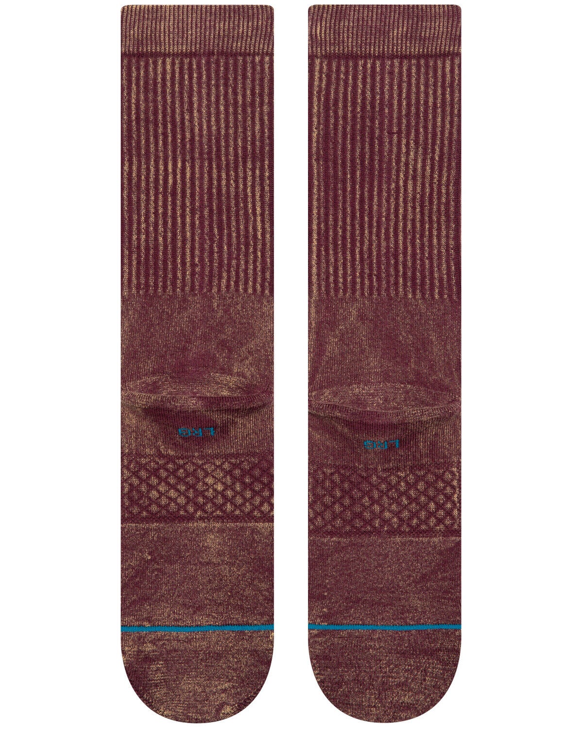 Image #2 - Stance Men's Icon Crew Socks, Red, hi-res