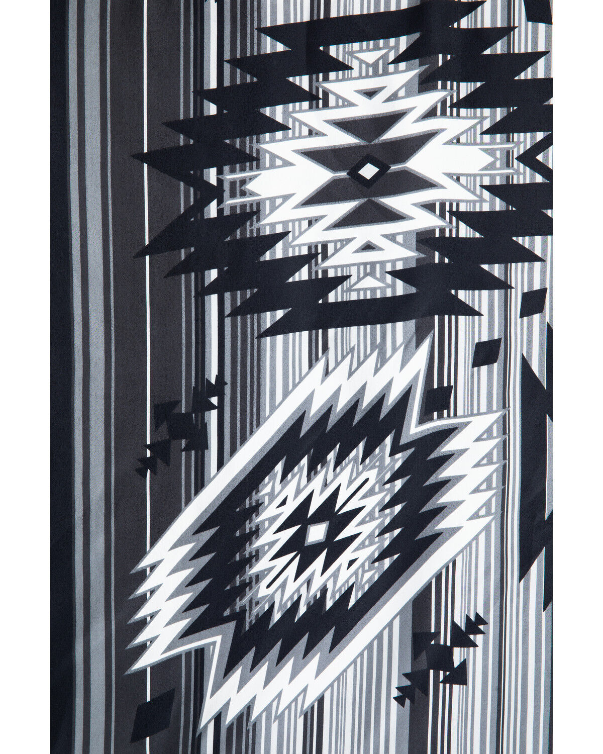 Image #3 - Cody James Men's Silk Black Southwestern Bandana, Black, hi-res