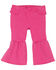 Image #2 - Wrangler Toddler Girls' Flare Pants, Pink, hi-res
