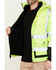 Image #2 - Hawx Men's 3-In-1 Bomber Hi-Vis Reflective Work Jacket, Yellow, hi-res
