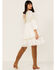 Talisman Women's Fortune Teller Dress, White, hi-res