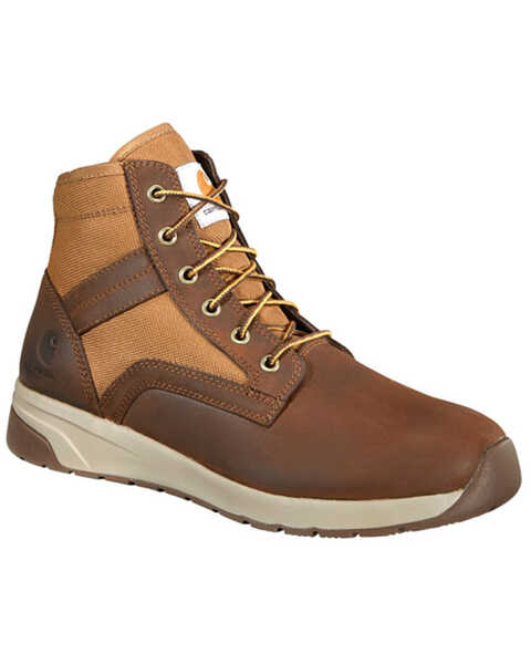 Image #1 - Carhartt Men's Brown Lightweight Work Shoes - Nano Composite Toe, Brown, hi-res
