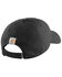 Image #2 - Carhartt Men's Force® Canvas Logo Ball Cap, Black, hi-res