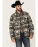 Image #1 - Rock & Roll Denim Men's Southwestern Quilted Snap Jacket, Taupe, hi-res
