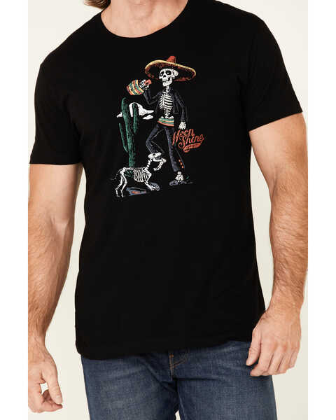 Image #3 - Moonshine Spirit Men's Dog Bones Graphic Short Sleeve T-Shirt , Black, hi-res