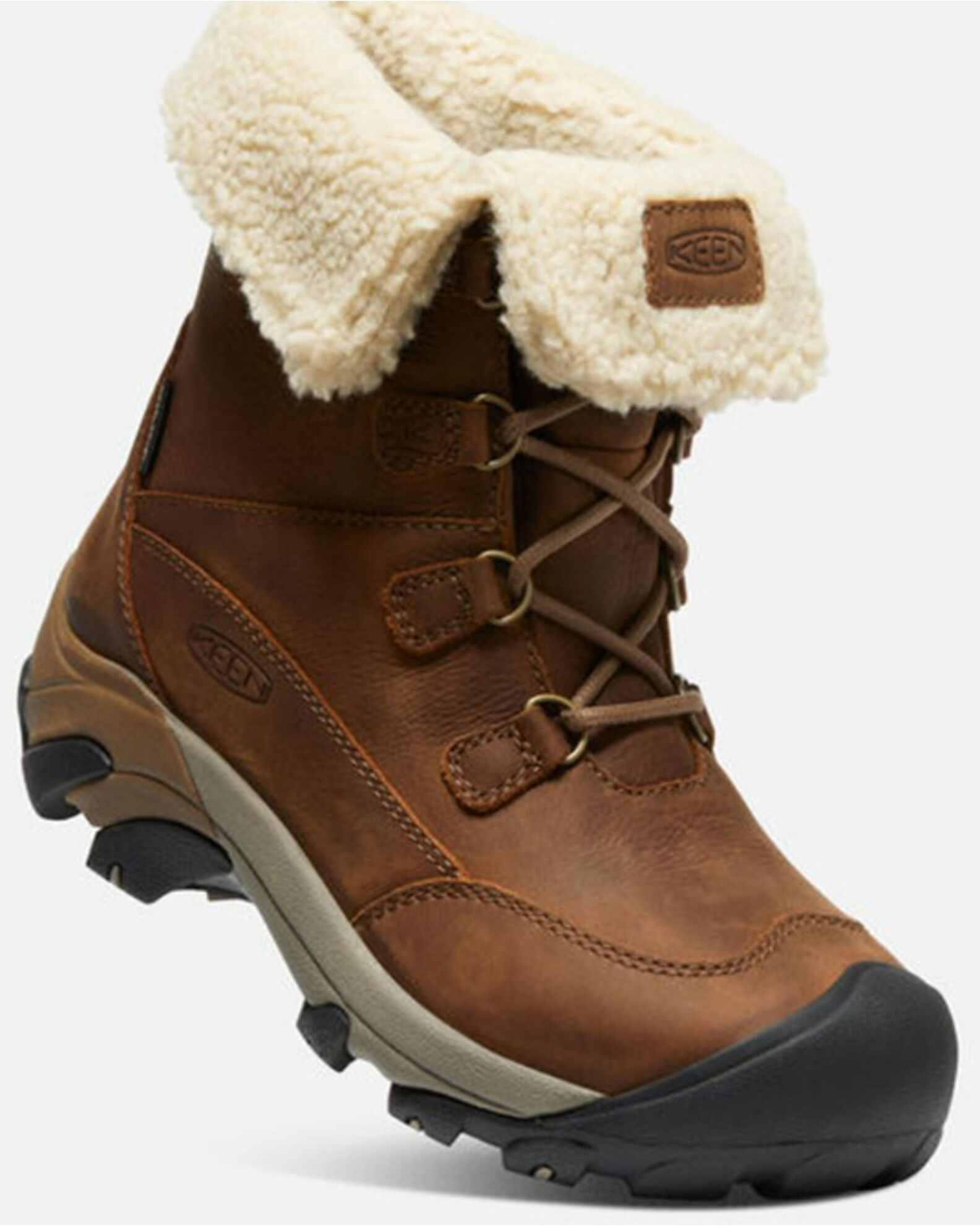 Keen Women s Betty Waterproof Short Boot Brown Shitake 5