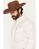 Image #2 - Ariat Men's Pauly Geo Print Long Sleeve Button-Down Western Shirt, White, hi-res