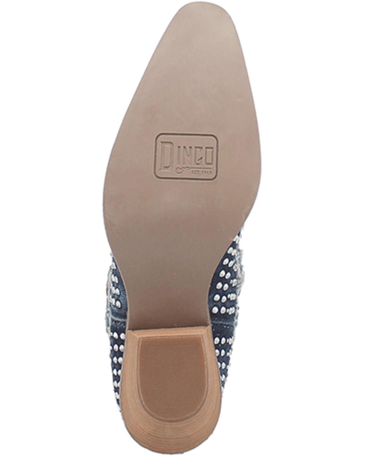 Image #7 - Dingo Women's Honkytonk Honey Tall Denim Boots - Snip Toe, Blue, hi-res