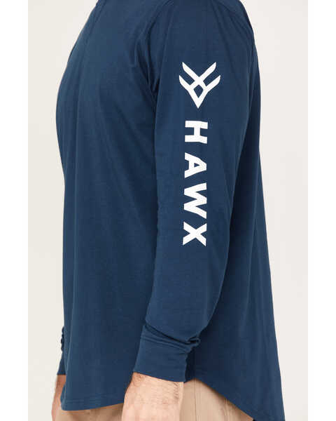 Image #3 - Hawx Men's Logo Graphic Work T-Shirt , Dark Blue, hi-res