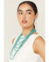 Image #1 - Paige Wallace Women's 7-Layer Turquoise Chip Bib Necklace, Turquoise, hi-res
