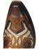 Corral Women's Flowers Overlay & Studs Western Boots - Snip Toe, Brown, hi-res