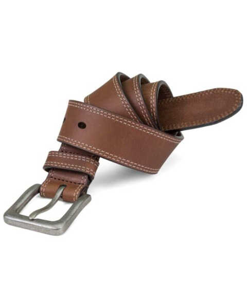 Image #1 - Timberland Pro Men's Boot Leather Belt, Brown, hi-res