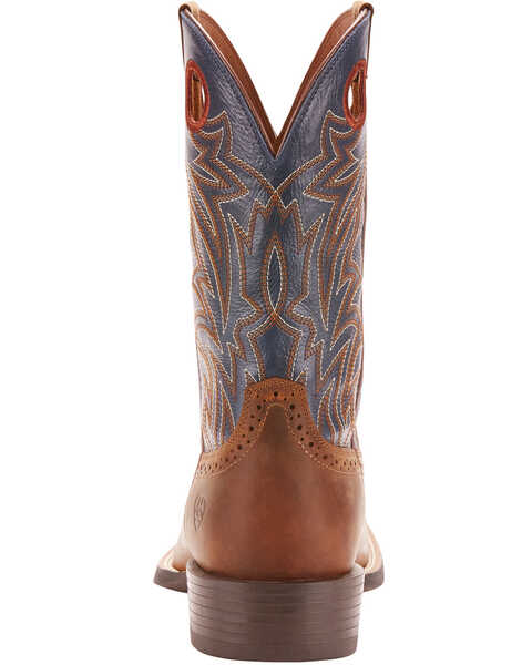 Image #3 - Ariat Men's Sidebet Western Performance Boots - Broad Square Toe , Brown, hi-res