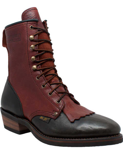 Ad Tec Men's 9" Packer Work Boots - Soft Toe, Brown, hi-res