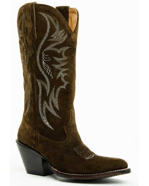 Image #1 - Idyllwind Women's Charmed Life Western Boots - Pointed Toe, Olive, hi-res