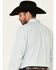Ariat Men's Penn Geo Print Long Sleeve Western Shirt , Aqua, hi-res