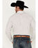 Image #4 - Ariat Men's Kade Geo Print Long Sleeve Button-Down Western Shirt, White, hi-res