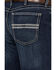 Image #4 - Cinch Men's White Label Performance Dark Relaxed Straight Stretch Denim Jeans  , Indigo, hi-res