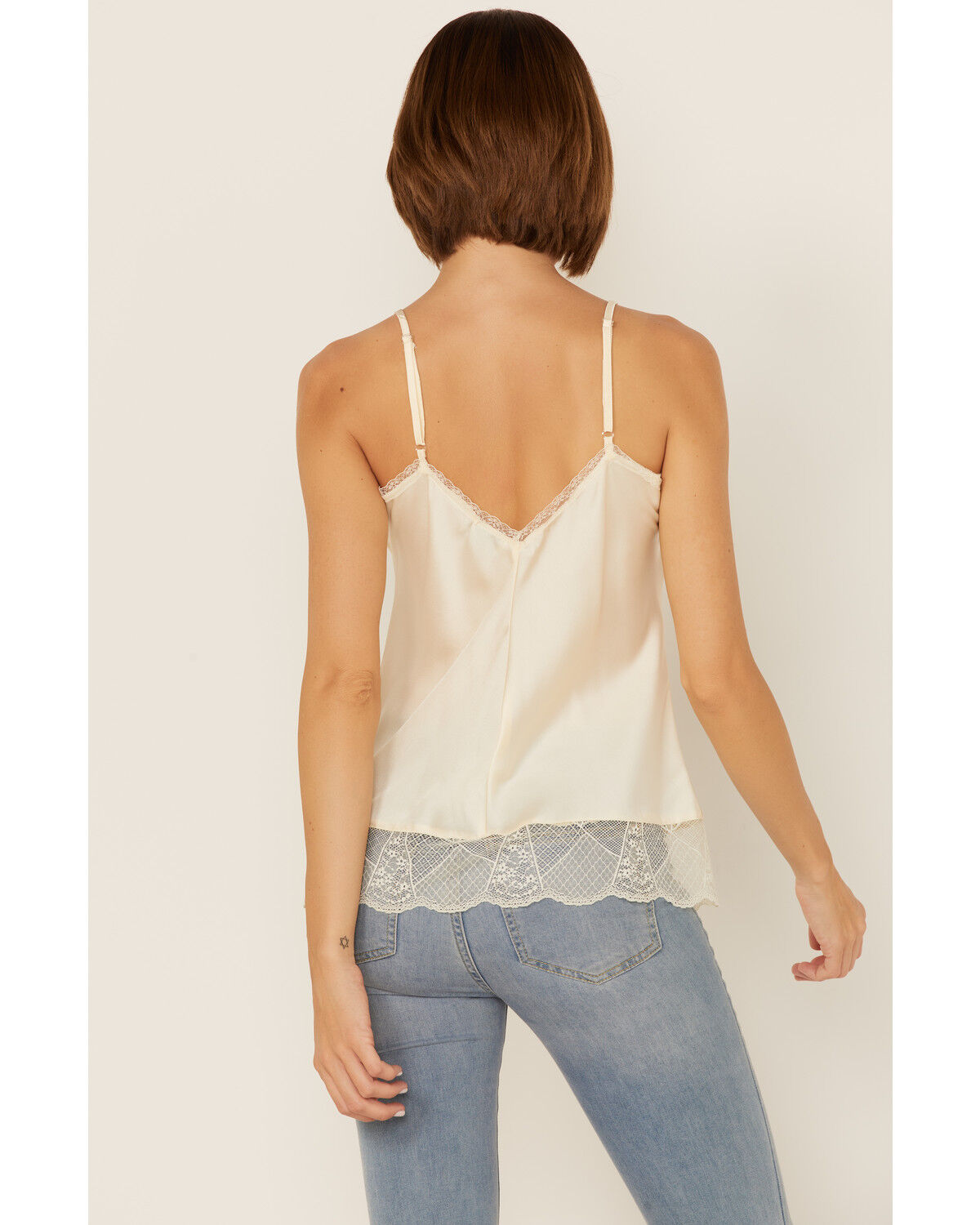 Image #3 - Molly Bracken Women's Lace Trim Cami, , hi-res