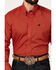 Image #3 - Cinch Men's Geo Print Long Sleeve Button-Down Stretch Western Shirt, Red, hi-res
