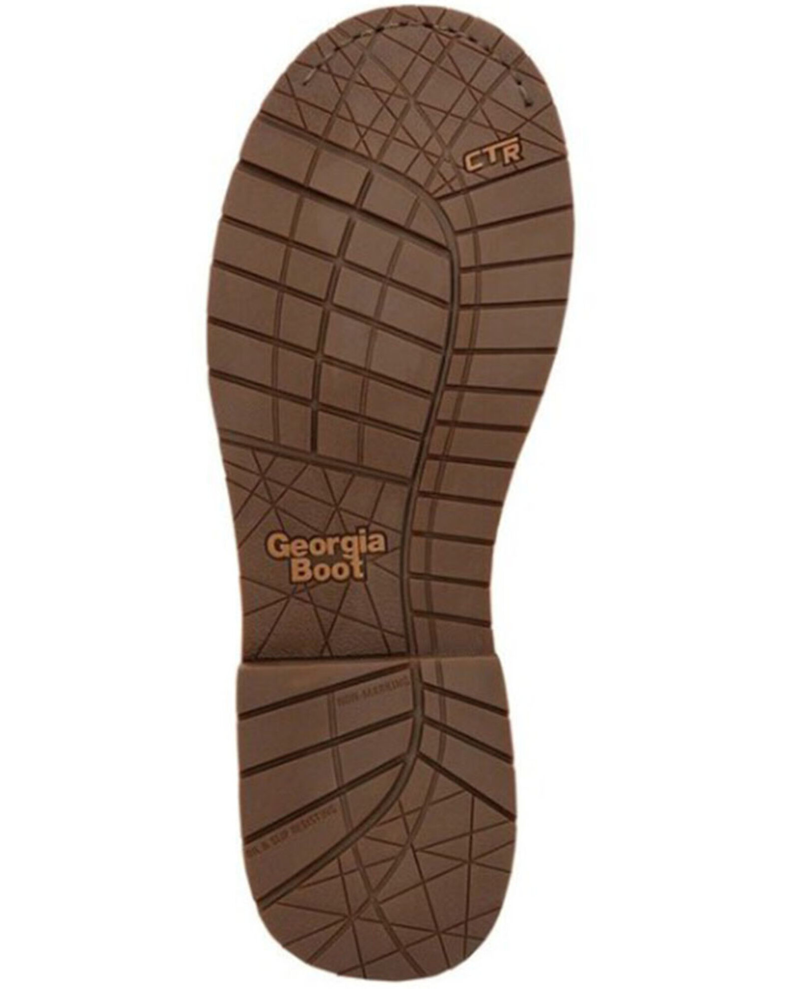 Image #3 - Georgia Boot Men's AMP LT Edge Waterproof Work Boots - Alloy Toe, Brown, hi-res