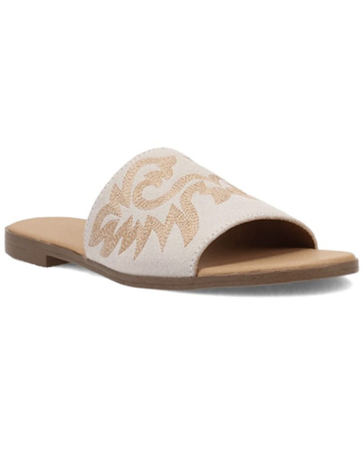 Image #1 - Dingo Women's Lasso Sandals, White, hi-res
