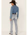 RANK 45® Women's Light Wash Mid Rise Bootcut Riding Jeans, Light Wash, hi-res