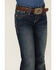 Image #2 - Ariat Girls' Olivia Trouser Stretch Denim Jeans, Blue, hi-res