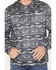 Image #3 - Rock & Roll Denim Men's Southwestern Striped Performance Hooded Sweatshirt, Charcoal, hi-res