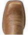 Image #4 - Ariat Women's Round Up Western Performance Boots - Broad Square Toe, Brown, hi-res