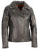 Image #1 - Milwaukee Leather Women's Lightweight Long Length Vented Biker Jacket - 3X, Black, hi-res