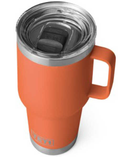 Image #3 - Yeti Rambler Stronghold 30oz Travel Mug , Light Orange, hi-res