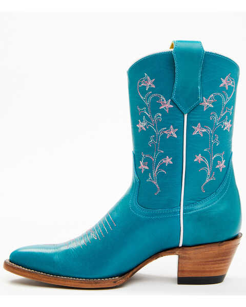 Image #3 - Planet Cowboy Women's Tiffany Stars Western Boots - Pointed Toe, Turquoise, hi-res