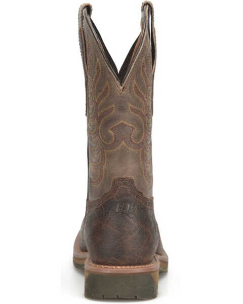 Image #4 - Double H Men's 11" Domestic Ice Roper Performance Western Boots - Broad Square Toe , Beige, hi-res
