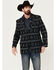 Image #1 - Rock & Roll Denim Men's Southwestern Print Modern Fit Sportcoat, Black, hi-res