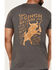 Image #4 - Cinch Men's Boot Barn Exclusive Salon Bronco Short Sleeve Graphic T-Shirt, Charcoal, hi-res