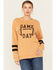 Image #1 - Blended Women's Game Day Sweatshirt, Mustard, hi-res