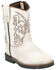 Image #1 - Smoky Mountain Toddler Boys' Autry Western Boots - Broad Square Toe, White, hi-res