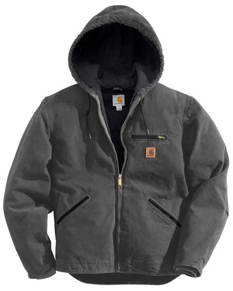 Carhartt Sierra Sherpa Lined Work Jacket, Dark Grey, hi-res