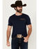 Image #2 - Pendleton Men's Rectangle Logo Short Sleeve Graphic T-Shirt, Dark Blue, hi-res