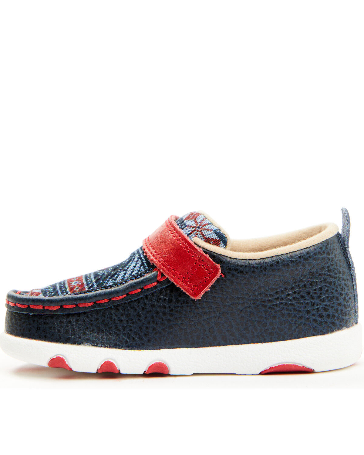 Image #3 - Twisted X Toddler Boys' Driving Mocs, Navy, hi-res