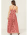 Image #4 - Rock & Roll Denim Women's Printed Sleeveless Maxi Dress, Mauve, hi-res